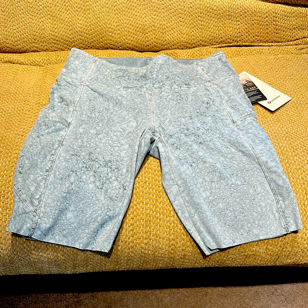 Blue Lululemon shorts